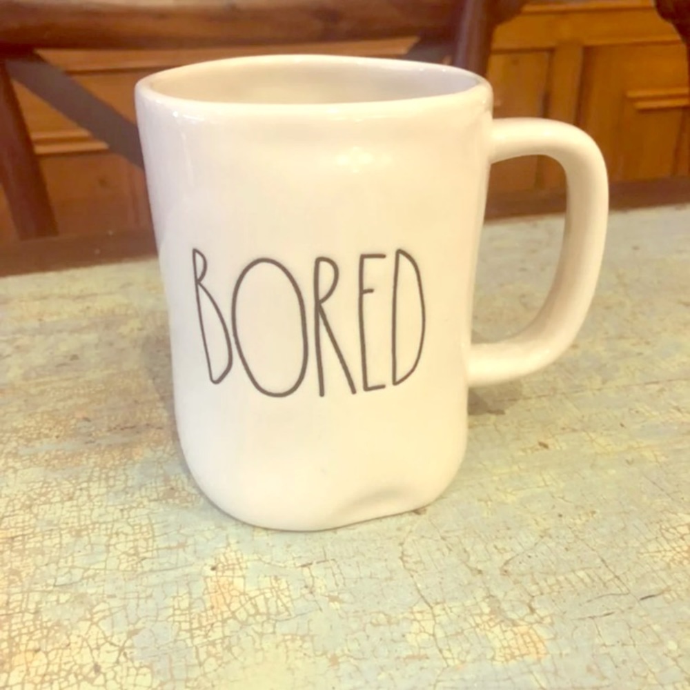 New Rae Dunn Bored Mug